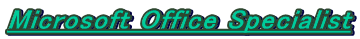 Microsoft Office Specialist